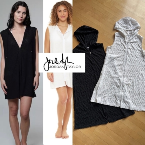 Jordan Taylor Other - Jordan Taylor waffled hoodie coverups, L, CB2518